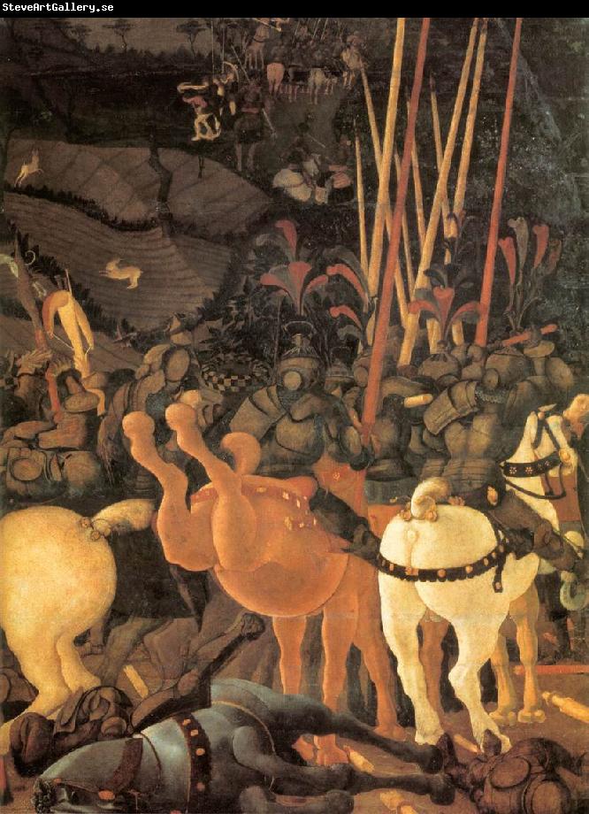 UCCELLO, Paolo Bernardino della Ciarda Thrown Off His Horse (detail) wt